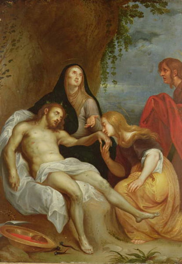 Detail of The Lamentation by Anthony van Dyck
