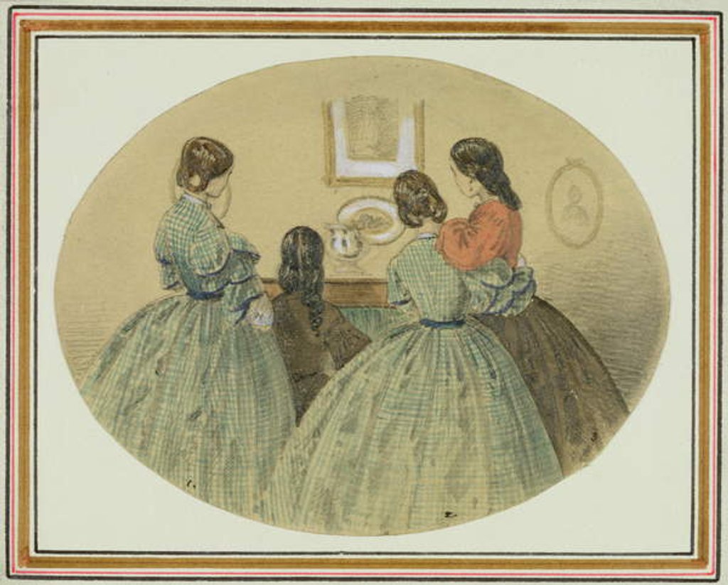 Detail of Figures Around a Piano by William McConnell