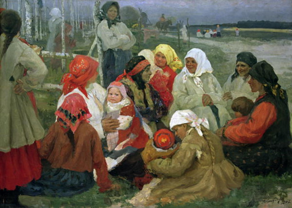 Detail of Peasant Women, 1905 by Vassa Epifanova