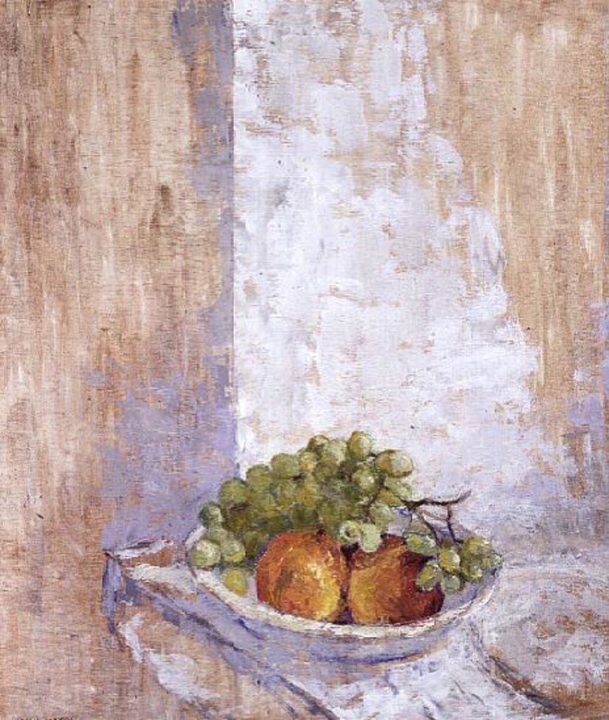 Detail of Peaches and Grapes, 1993 by Diana Schofield