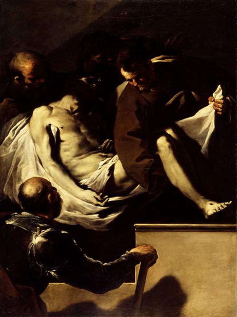 Detail of The Entombment of Christ, c.1659-60 by Luca Giordano