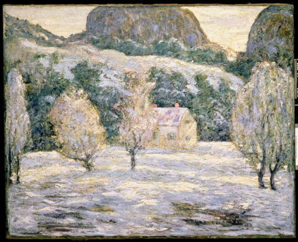 Detail of Winter, c.1919 by Ernest Lawson