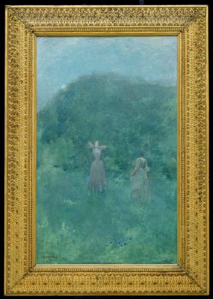 Detail of Summer, 1893 by Thomas Wilmer Dewing
