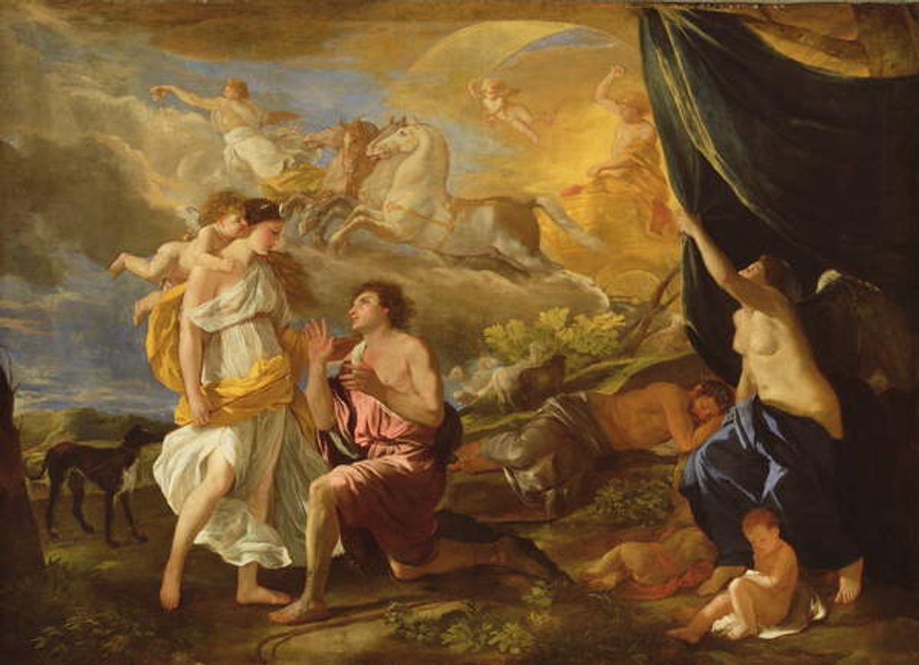 Detail of Selene and Endymion, c.1630 by Nicolas Poussin