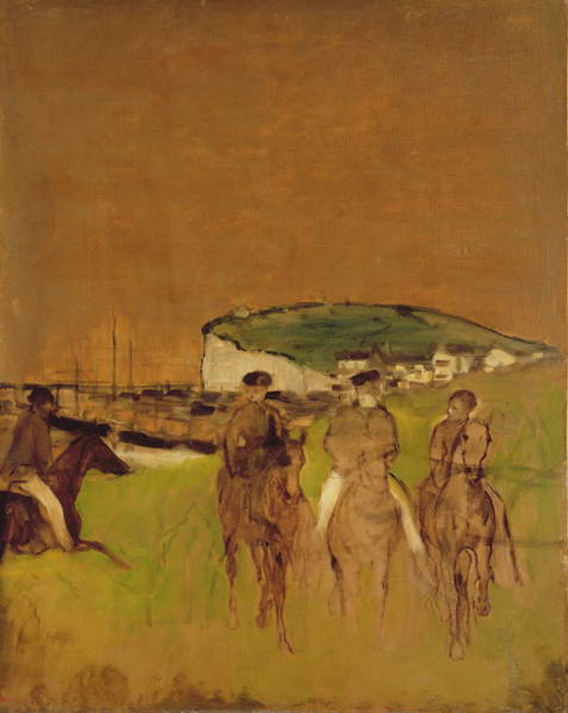 Detail of Morning Ride, c.1866 by Edgar Degas