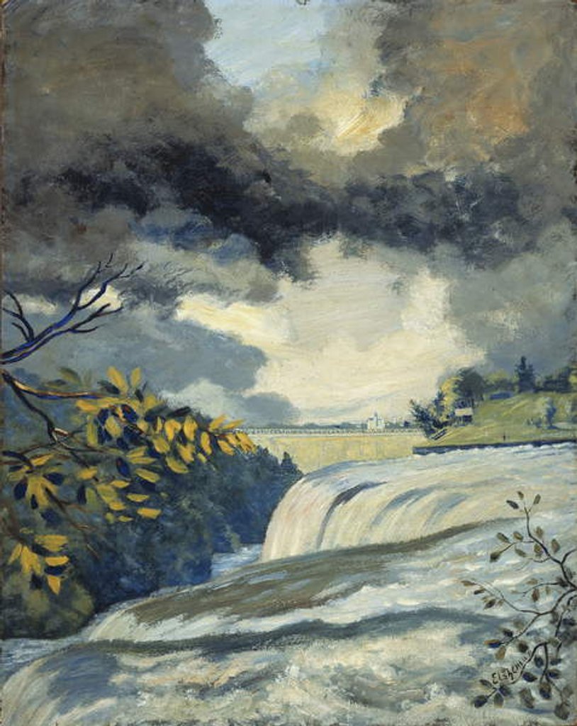 Detail of Niagara Falls, 1907-08 by Louis Michel Eilshemius