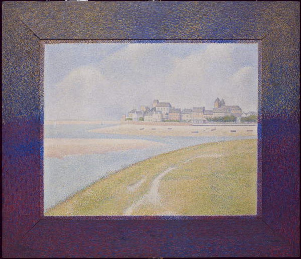 Detail of View of Le Crotoy, from Upstream, 1889 by Georges Pierre Seurat