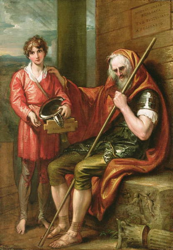 Detail of Belisarius and the Boy, 1802 by Benjamin West