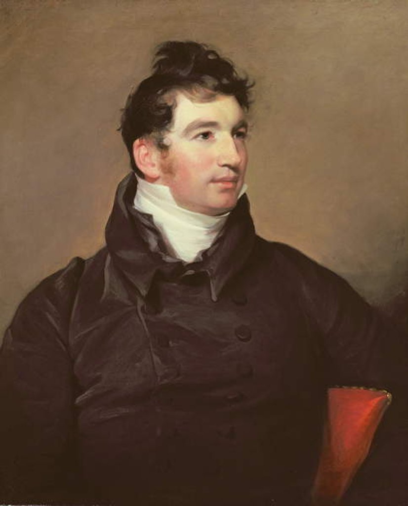 Detail of Dr Edward Hudson, 1810 by Thomas Sully