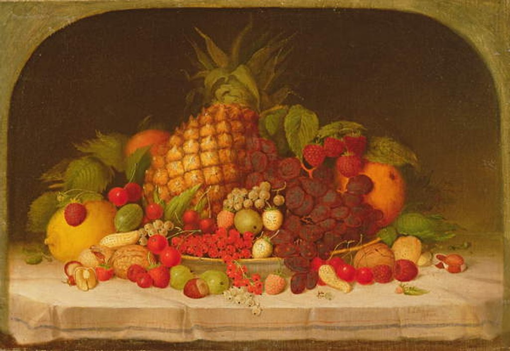 Detail of Fruit Piece, 1849 by Robert Seldon Duncanson