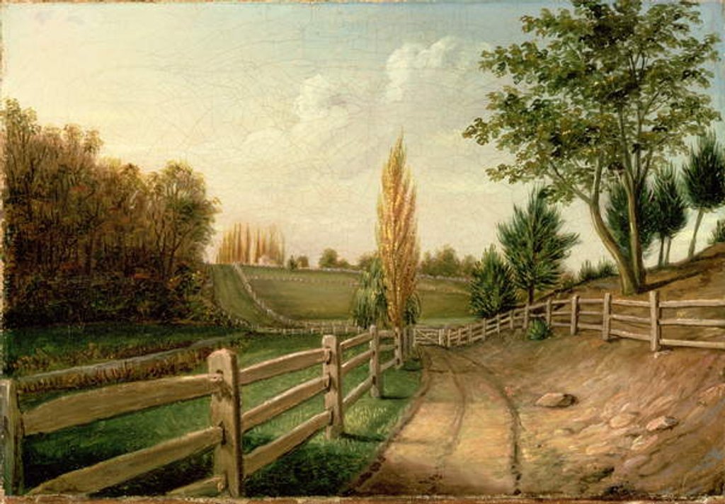 Detail of Belfield Farm, c.1816 by Charles Willson Peale