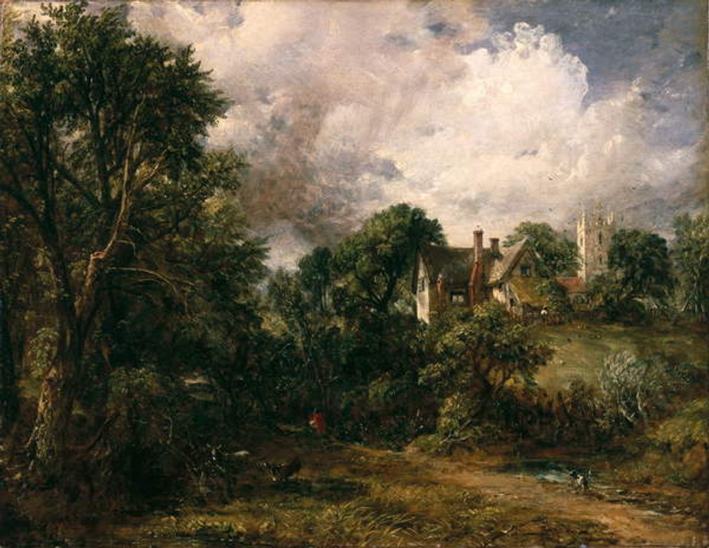 Detail of The Glebe Farm, 1827 by John Constable