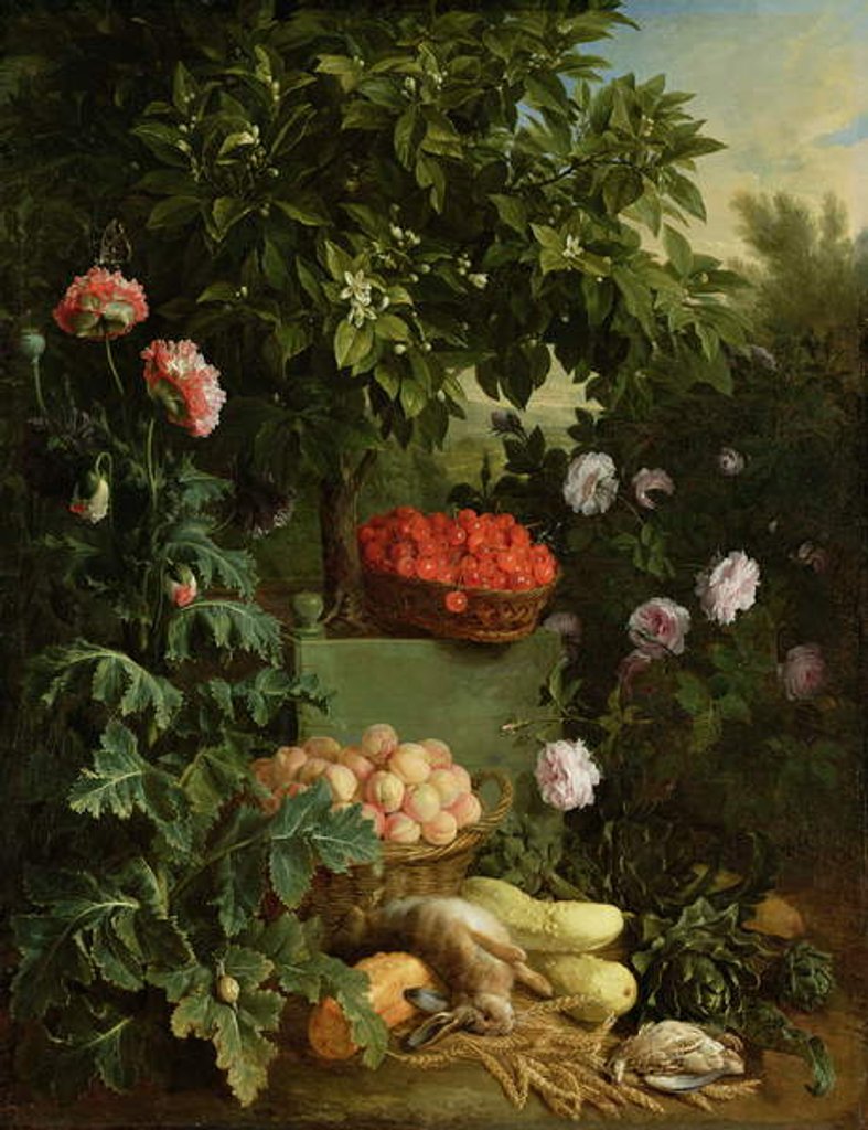 Detail of Summer, 1711 by Alexandre-Francois Desportes