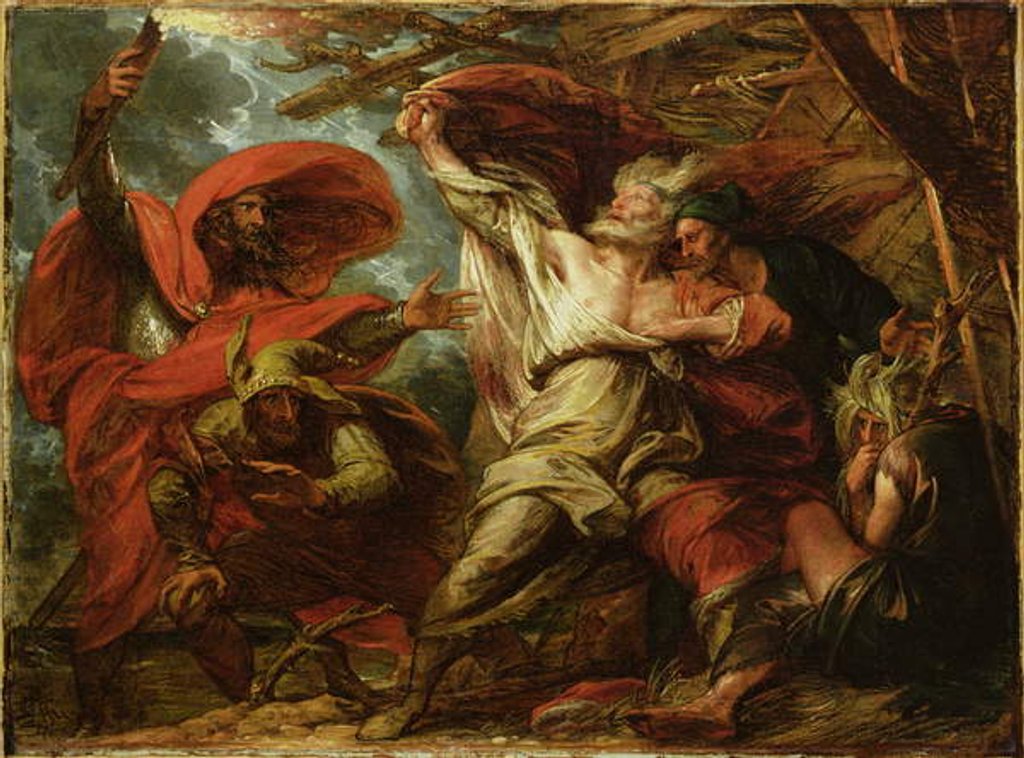 Detail of King Lear, c.1788 by Benjamin West