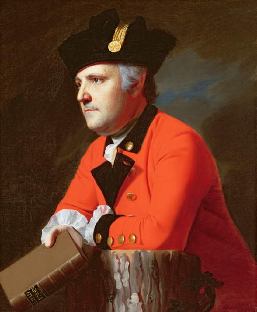 Detail of Captain John Montresor c.1771 by John Singleton Copley