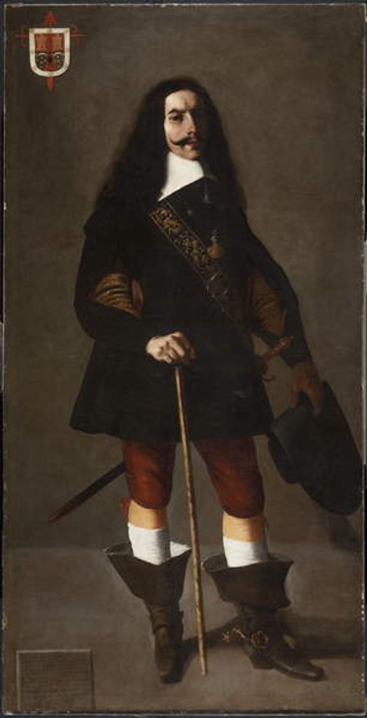 Detail of Don Juan Bazo de Moreda, c.1655 by Francisco de Zurbaran