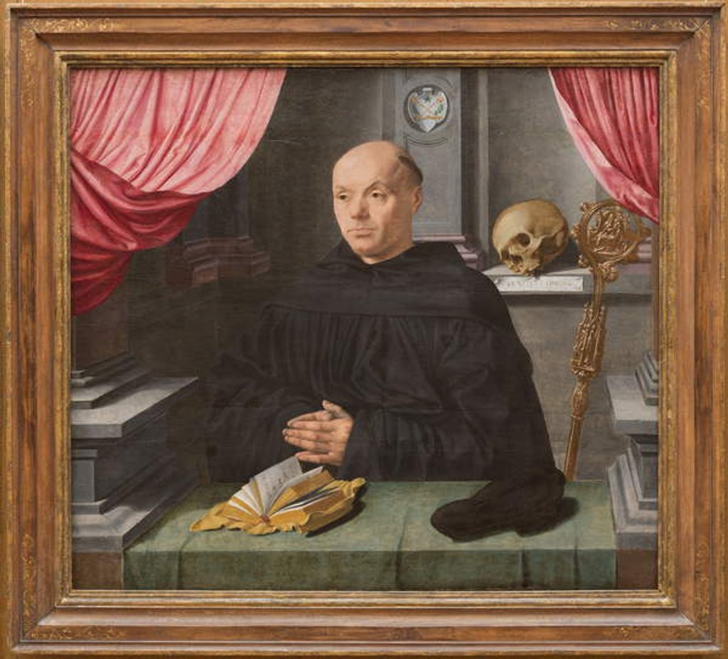 Detail of Abbot Johann Ingenray, 1535 by Jan (c.1472-c.1533) Gossaert