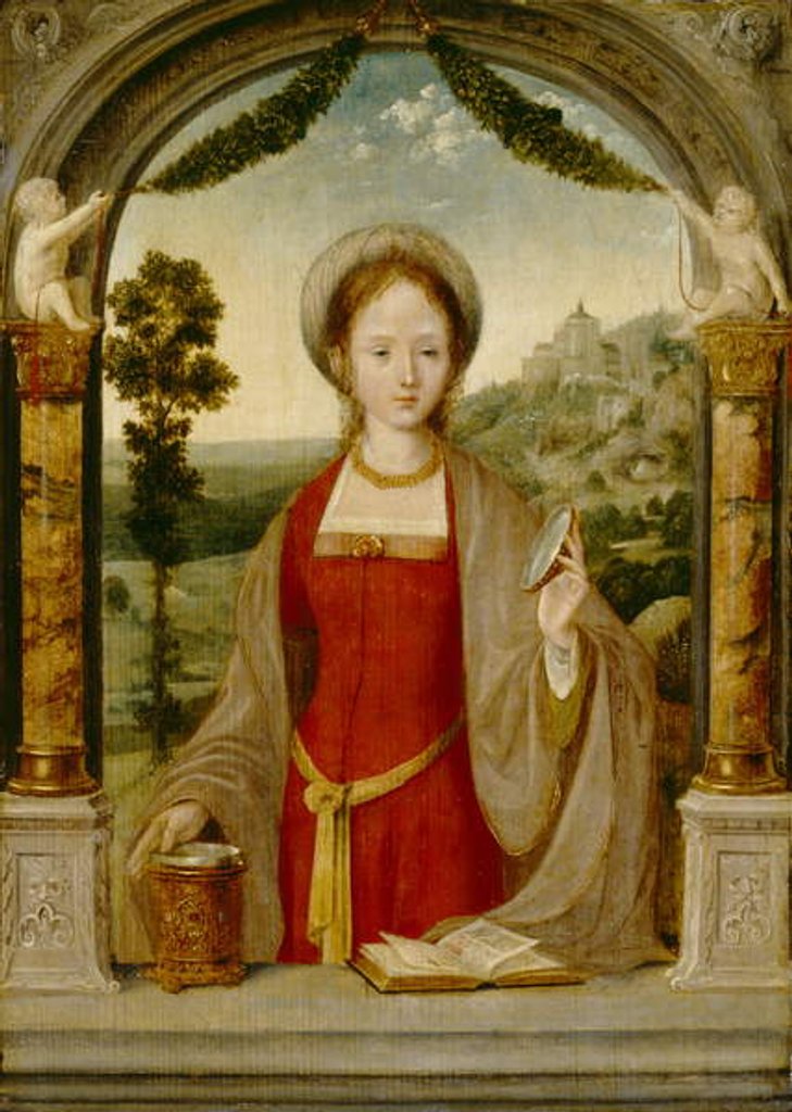 Detail of Mary Magdalen by Quentin Massys or Matsys