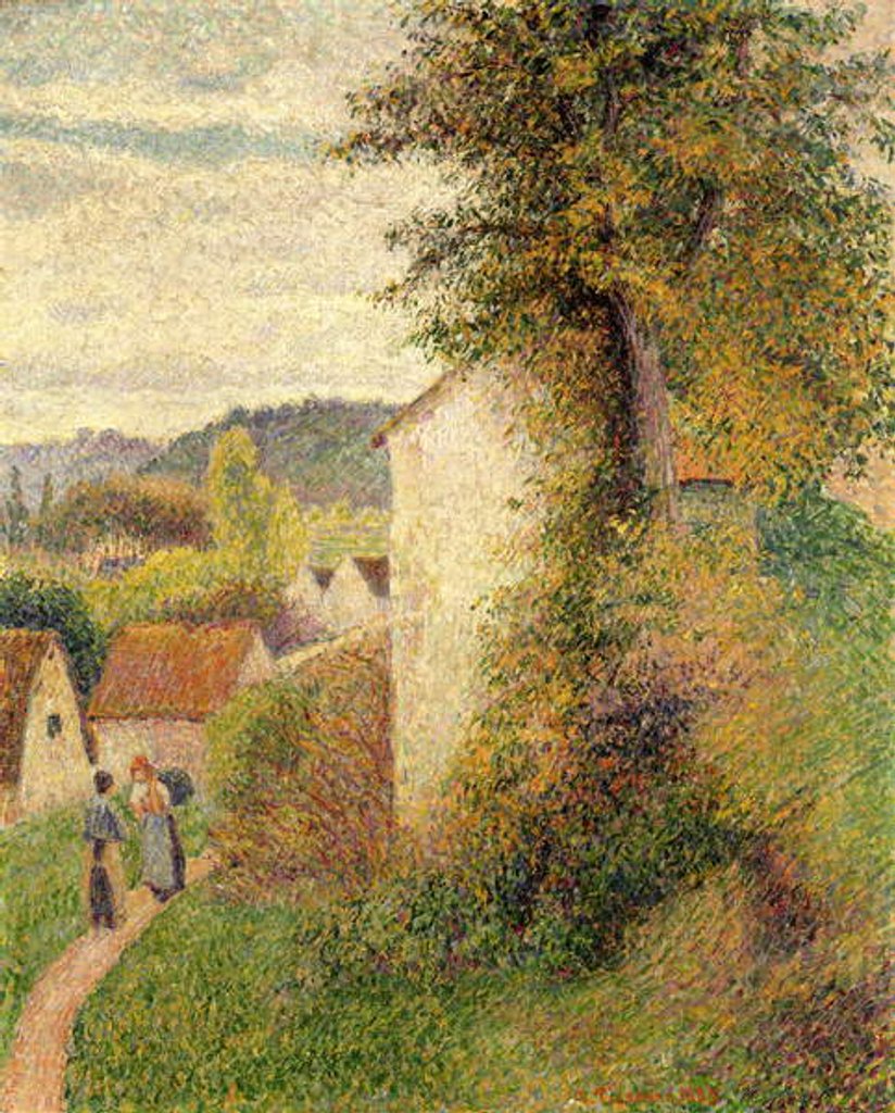 Detail of The Path, 1889 by Camille Pissarro