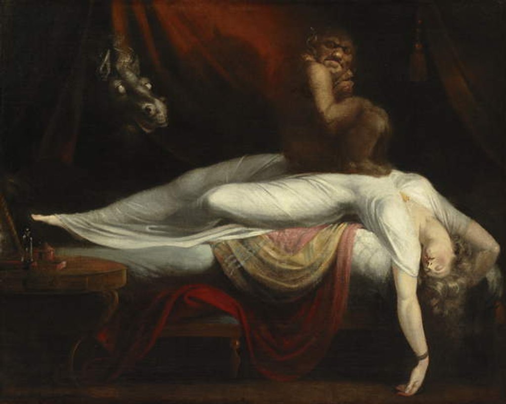 Detail of The Nightmare, 1781 by Henry Fuseli