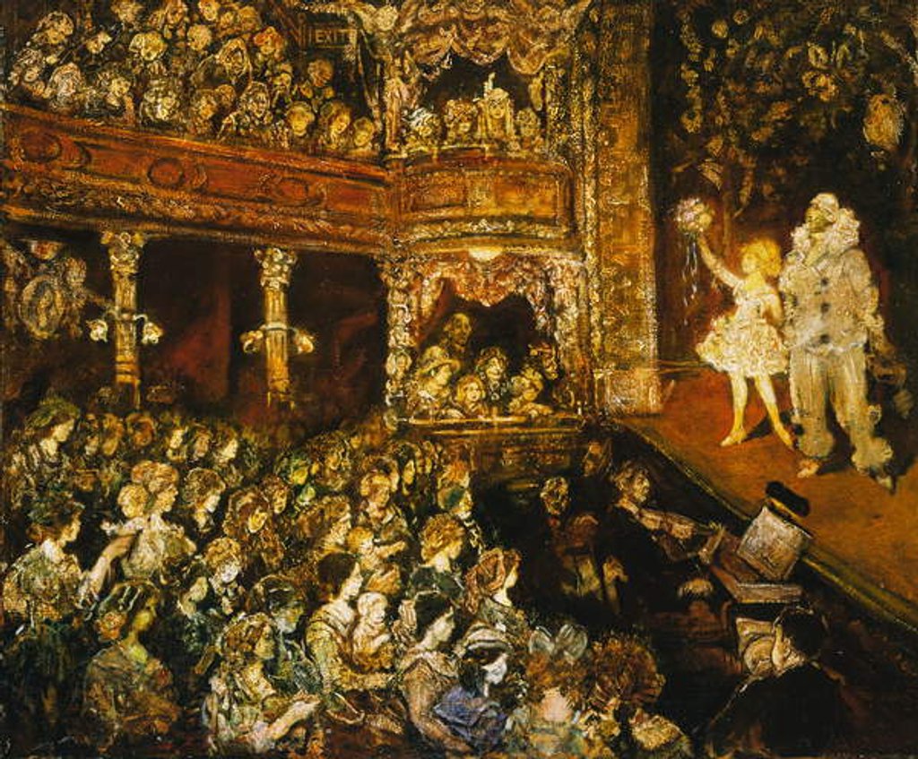 Detail of The Children's Theatre, c.1925 by Jerome Myers