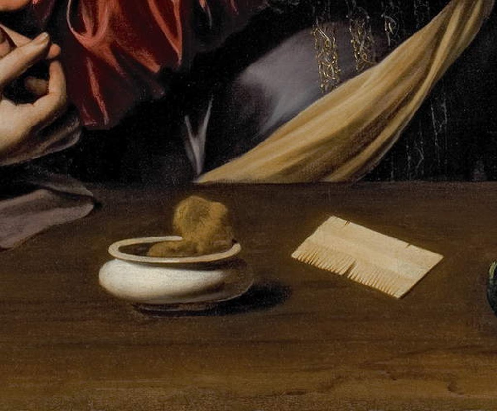 Detail of Detail of The Conversion of the Magdalene, c.1598 by Michelangelo Merisi da Caravaggio