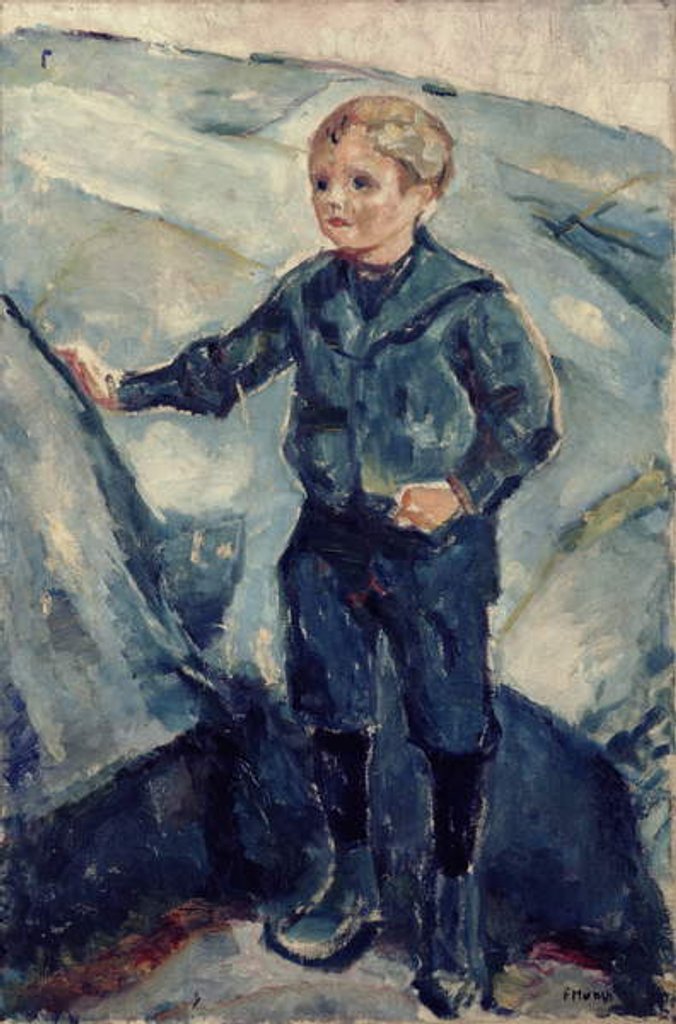Detail of Boy in Blue, c.1900 by Edvard Munch