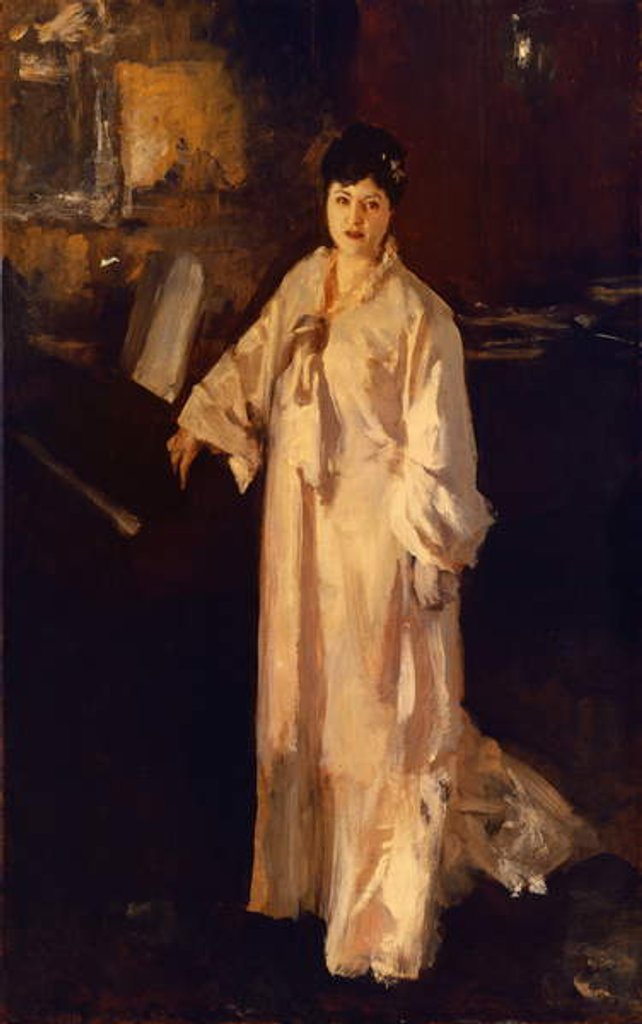 Detail of Judith Gautier, c.1885 by John Singer Sargent