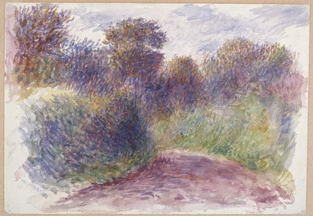 Detail of Country Lane by Pierre Auguste Renoir