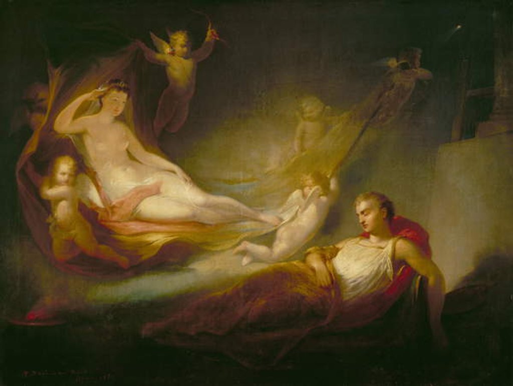 Detail of A Painter's Dream, 1869 by Thomas Buchanan Read