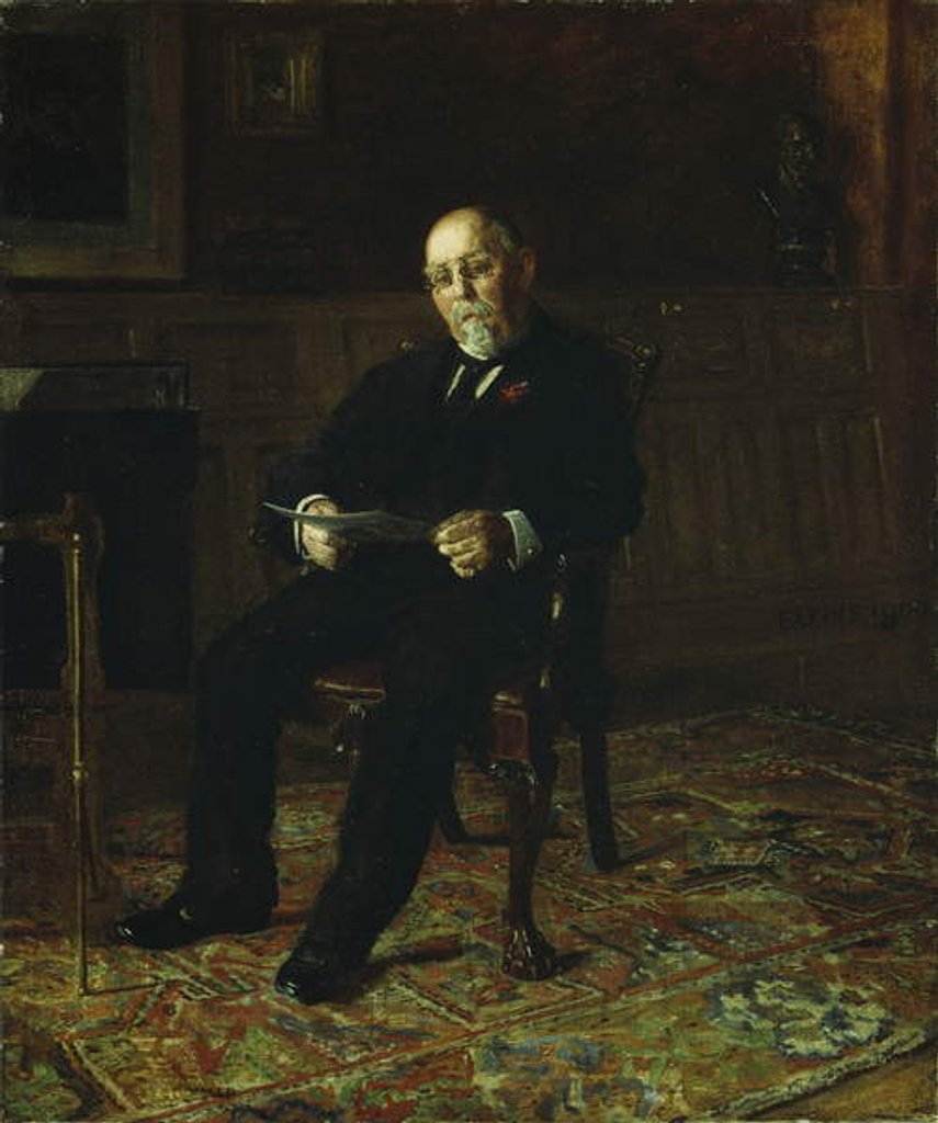 Detail of Robert M. Lindsay, 1900 by Thomas Cowperthwait Eakins
