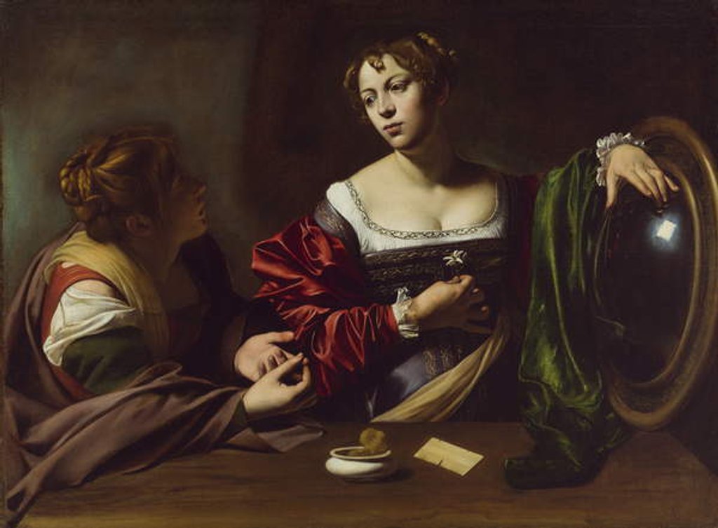 Detail of The Conversion of the Magdalene, c.1598 by Michelangelo Merisi da Caravaggio