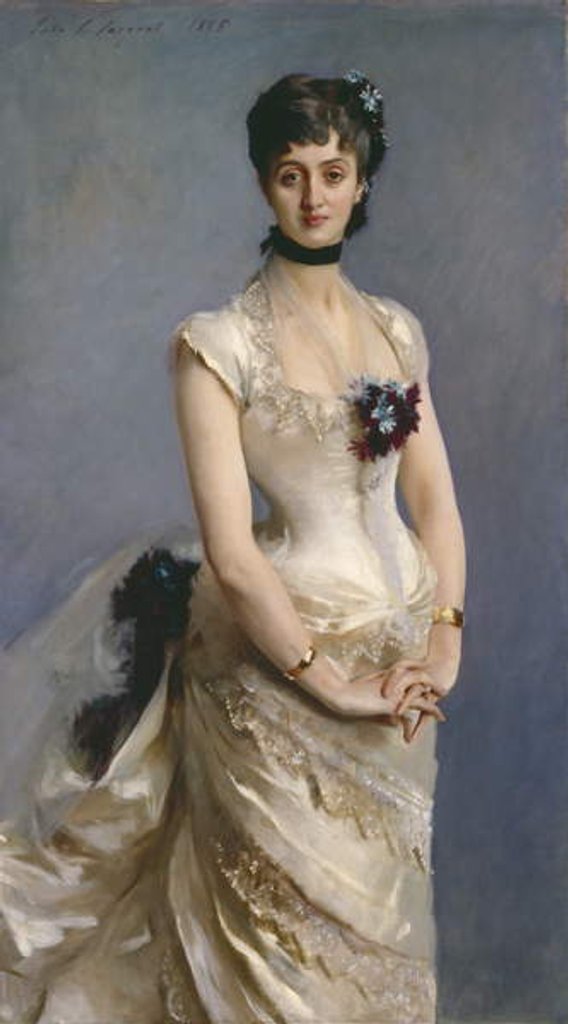 Detail of Madame Paul Poirson, 1885 by John Singer Sargent