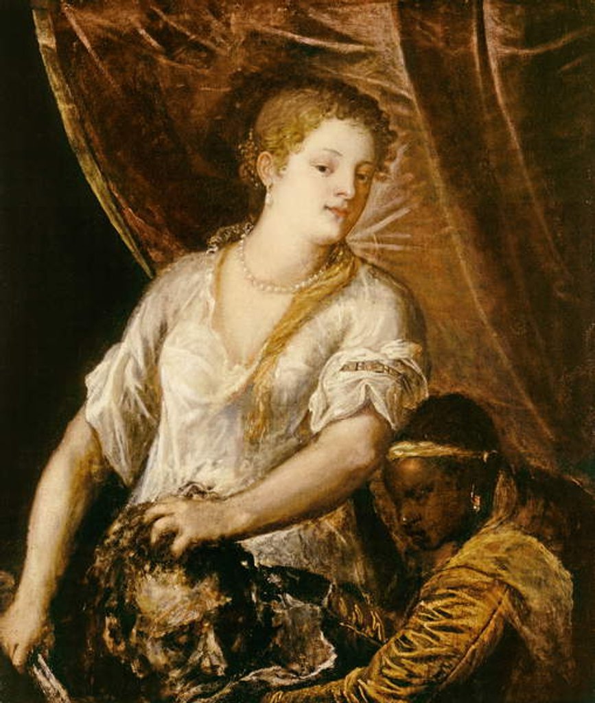 Detail of Judith with the Head of Holofernes, c.1570 by Titian (c.1488-1576)