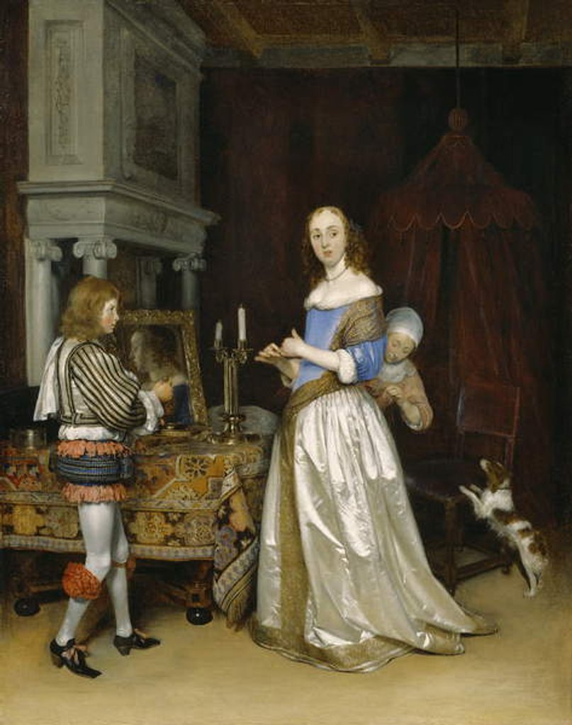 Detail of Lady at her Toilette, c.1660 by Gerard ter Borch or Terborch