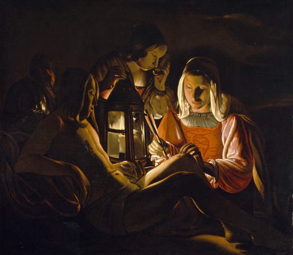 Detail of St. Sebastian Tended by Irene, c.1638-39 by Georges de la Tour