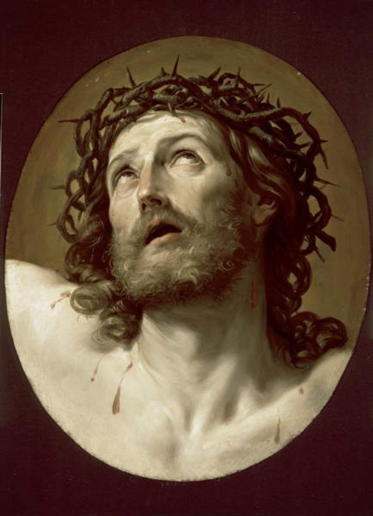 Detail of Head of Christ Crowned with Thorns, early 1630s by Guido Reni