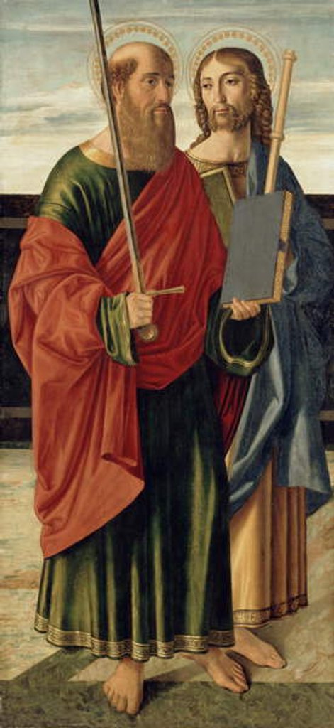 Detail of St. Paul and St. James the Elder, c.1499 by Cristoforo Caselli