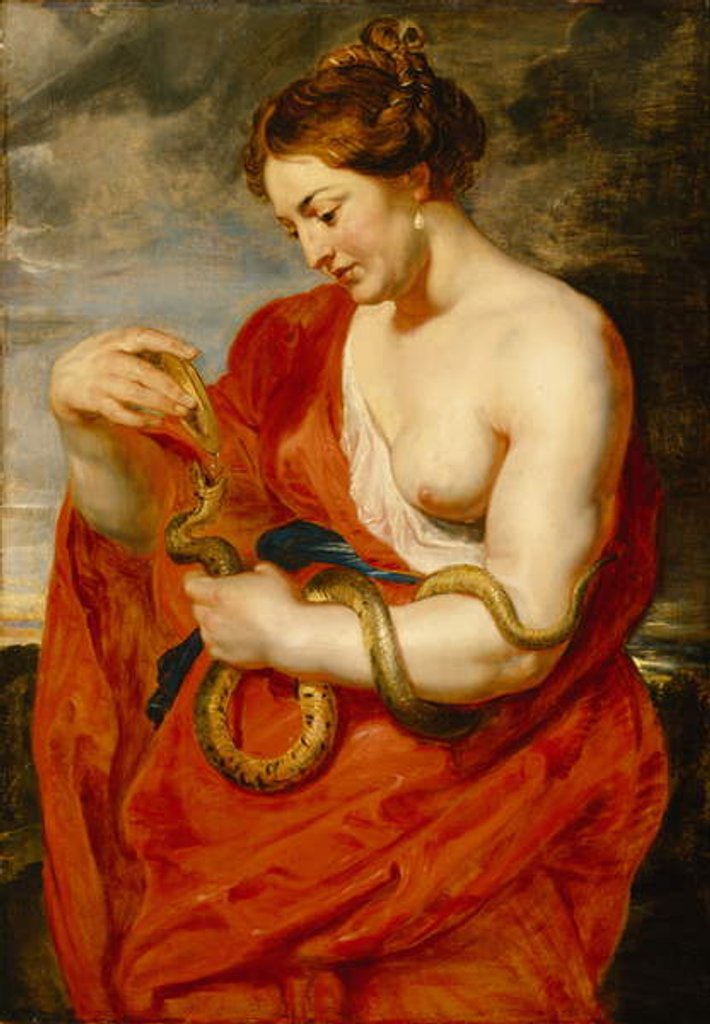 Detail of Hygeia, Goddess of Health, c.1615 by Peter Paul Rubens