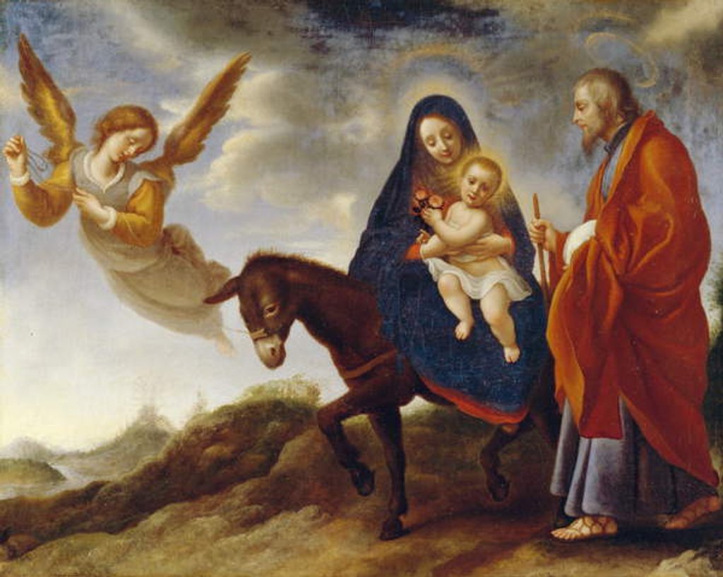 Detail of The Flight into Egypt, c.1648/50 by Carlo Dolci