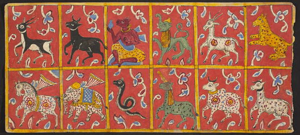 Detail of Tantric Manuscript 'Sangrahani Sutra', late 16th century by Indian School