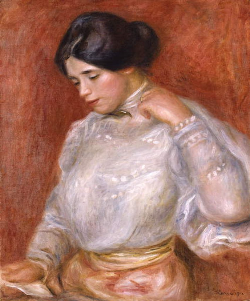 Detail of Graziella, 1896 by Pierre Auguste Renoir