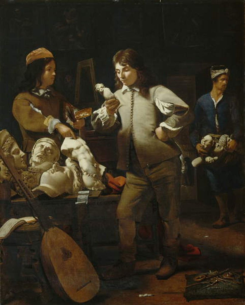 Detail of In the Studio, 1652 by Michael Sweerts
