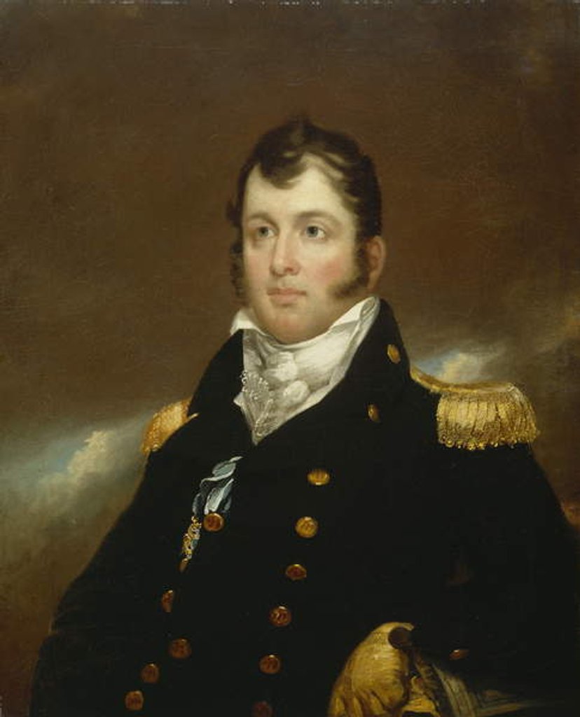 Detail of Commodore Oliver Hazard Perry, c.1814 by John Wesley Jarvis