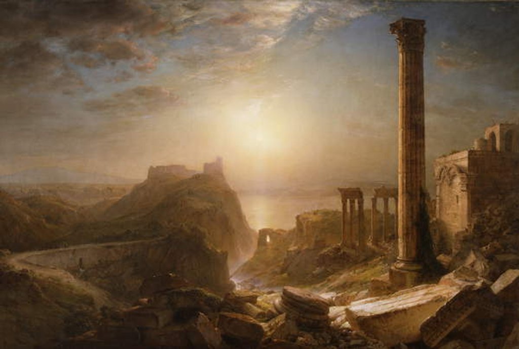 Detail of Syria by the Sea, 1873 by Frederic Edwin Church