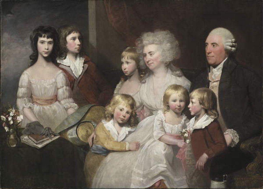Detail of The Todd Family, c.1785 by Gilbert Stuart