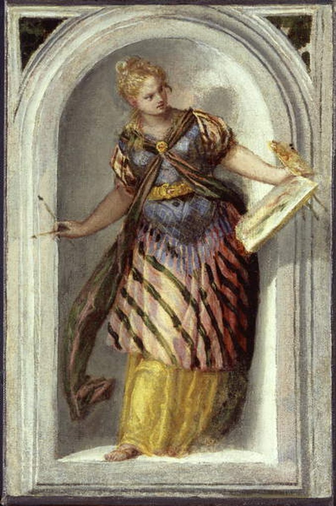 Detail of The Muse of Painting by (1528-88) Veronese