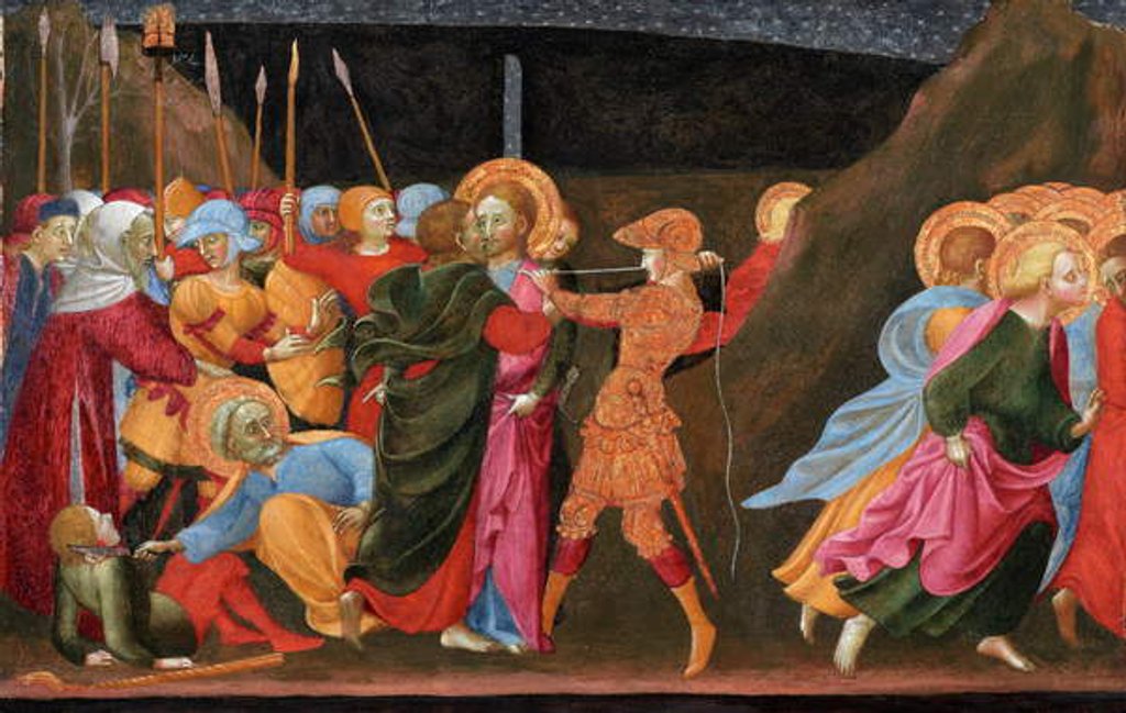 Detail of The Betrayal of Christ, c.1437 by Sassetta