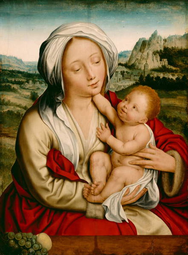 Detail of Madonna and Child, c.1520 by Quentin Massys or Matsys