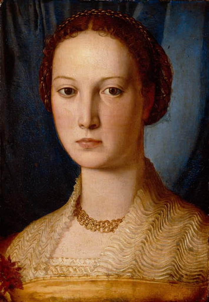 Detail of Costanza da Sommaia, c.1540 by Agnolo di Cosimo Bronzino